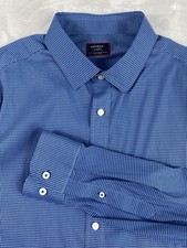 NWOT UNTUCKit Shirt Men Sz XL Blue Long Sleeve Button Up Wrinkle Free Slim Fit