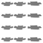 12-teiliges Set mit Topfunterlagen: Hitzebeständige Topfunterlage aus