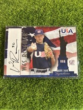 2007 USA Baseball National Wes Roemer Signature Black Ink /595 #A-21 Auto A99