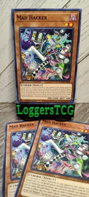 Yu-Gi-Oh! Mad Hacker x3 / BACH EN030 1st Edition NM