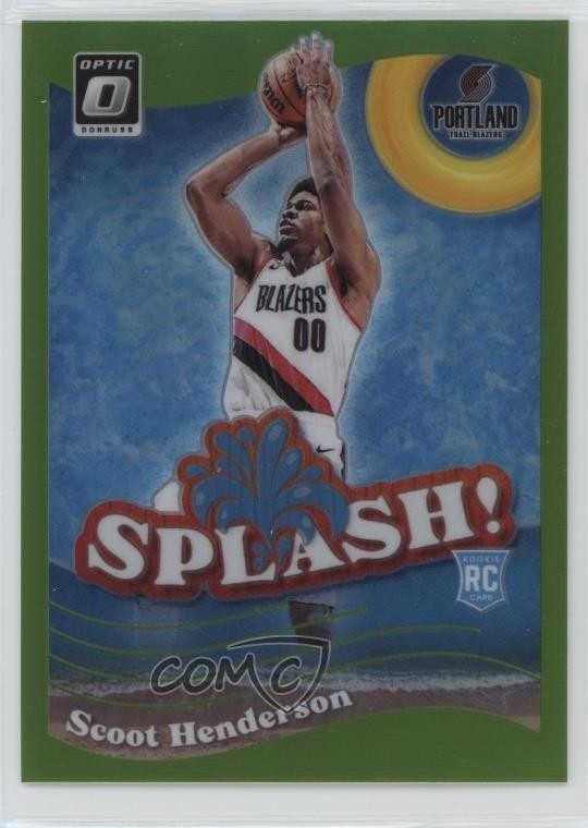 2023 Panini Donruss Optic Splash Lime Green Prizm /149 Scoot Henderson Rookie RC