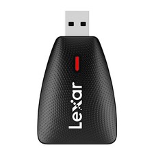 Lexar Multi-Card 2-in-1 USB 3.1 Reader, Works with SD and microSD Cards Black