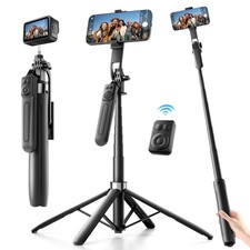 Tripod for iPhone, Phone Tripod  Selfie Stick for iPhone with Remote, 71"