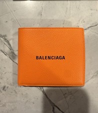 Balenciaga - Cash Square Folded Wallet Orange