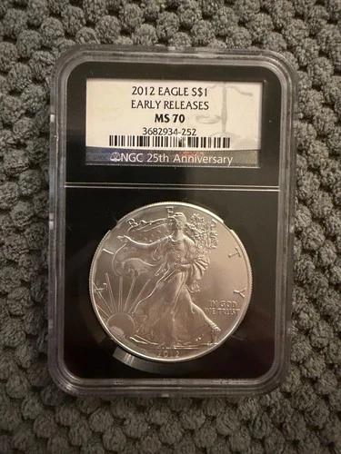 2012 Early Releases American Silver Eagle  $1 NGC MS70
