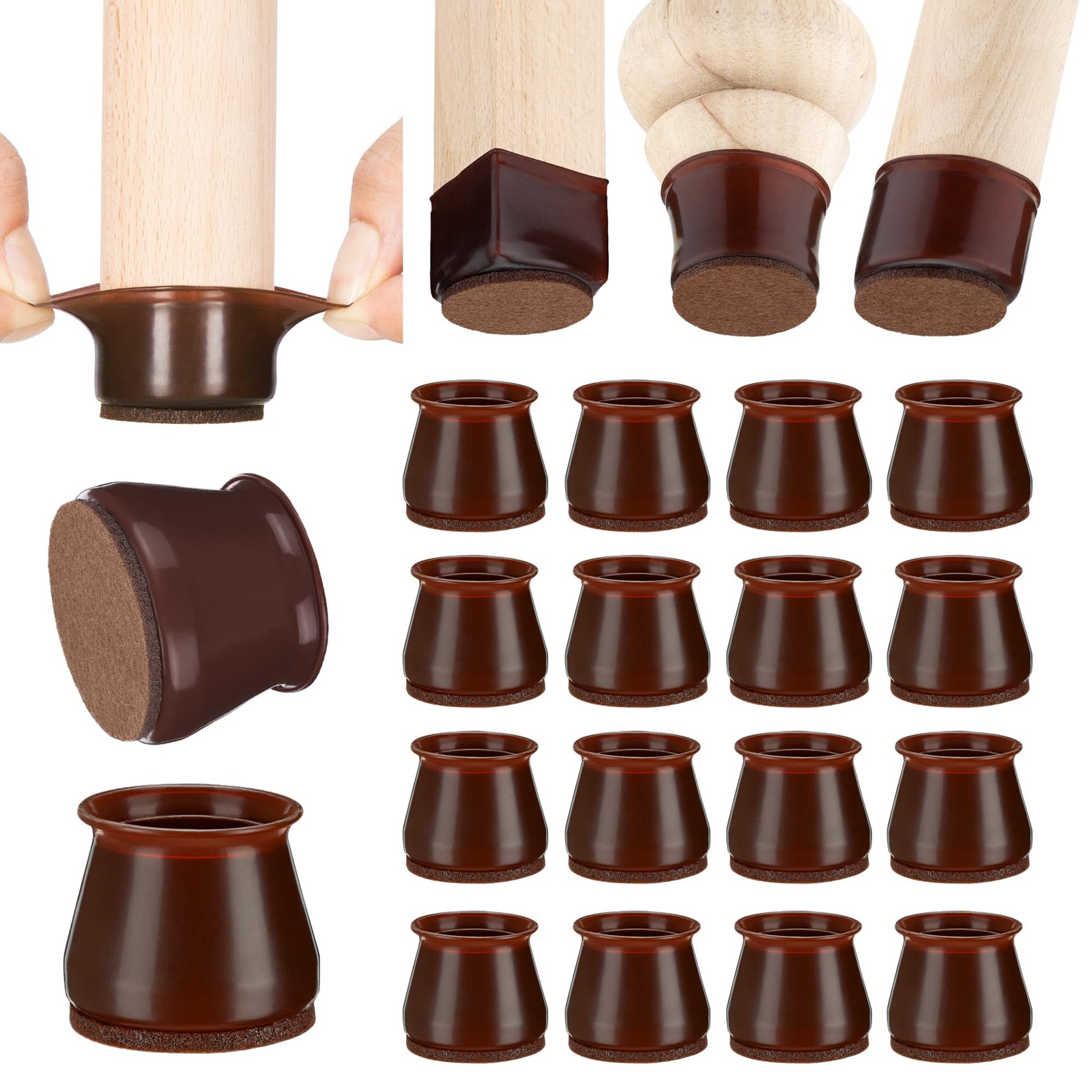 Штульбейнкаппен - 38 мм - 16 отверстий в Нуссбаум-Дункель - Штульбейншонере