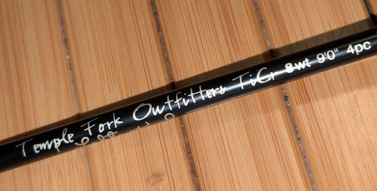 Temple Fork Outfitters TICR Lefty Kreh Fly Rod 9ft 8wt 4pc W