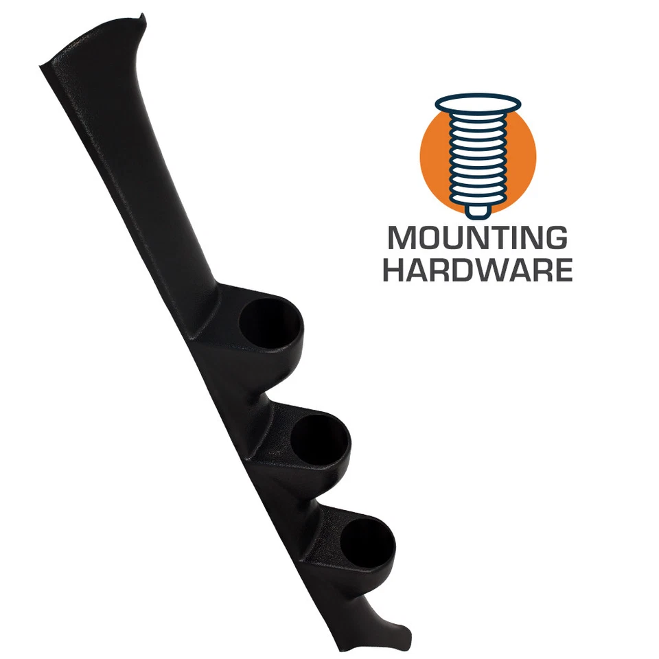 GlowShift Black Triple Gauge 52mm Pillar Pod for 1994-2001 Acura Integra DC2 - Image 3 of 3