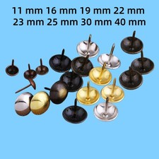 Clavos decorativos lápiz de cabeza redonda clavos para muebles clavos tapizados uñas decorativas clavos 11 mm - 40 mm