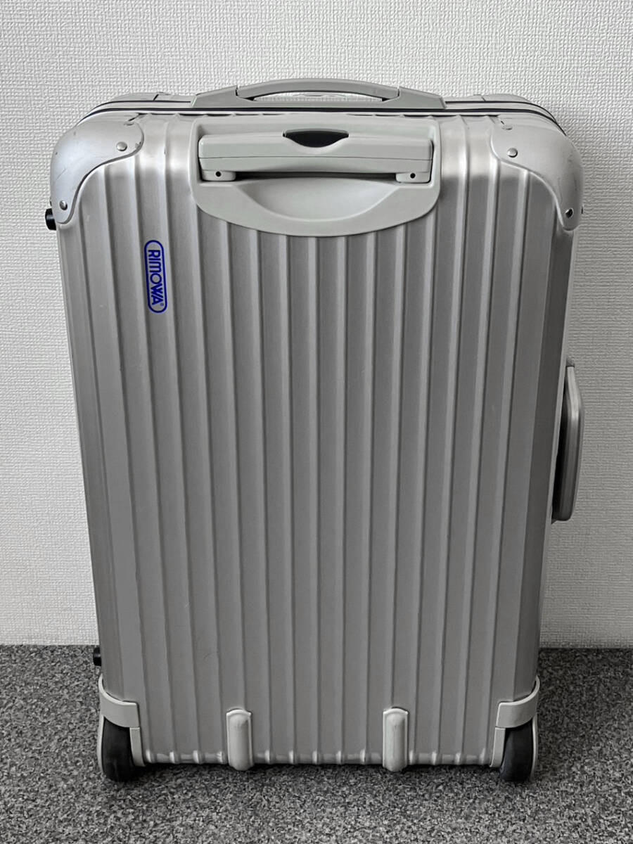 Used Rimowa Topas Silver Integral 63L Suitcase Original