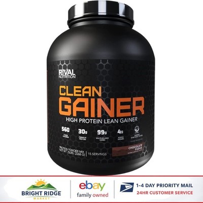 5lb Clean Gainer Powder, Supports Muscle Growth with 560 Calories per Serving
