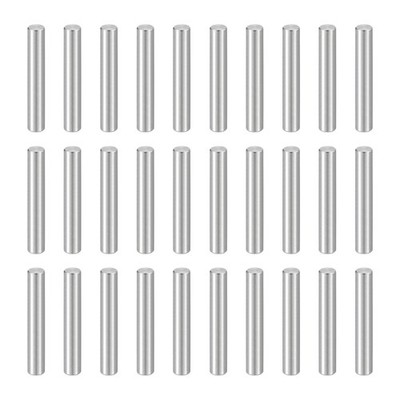 50pcs Dowel Pins M4(4mm) x 25mm Stainless Steel Shelf Support Peg Pin Rod