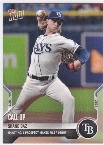 2021 Topps Now 833 Shane Baz