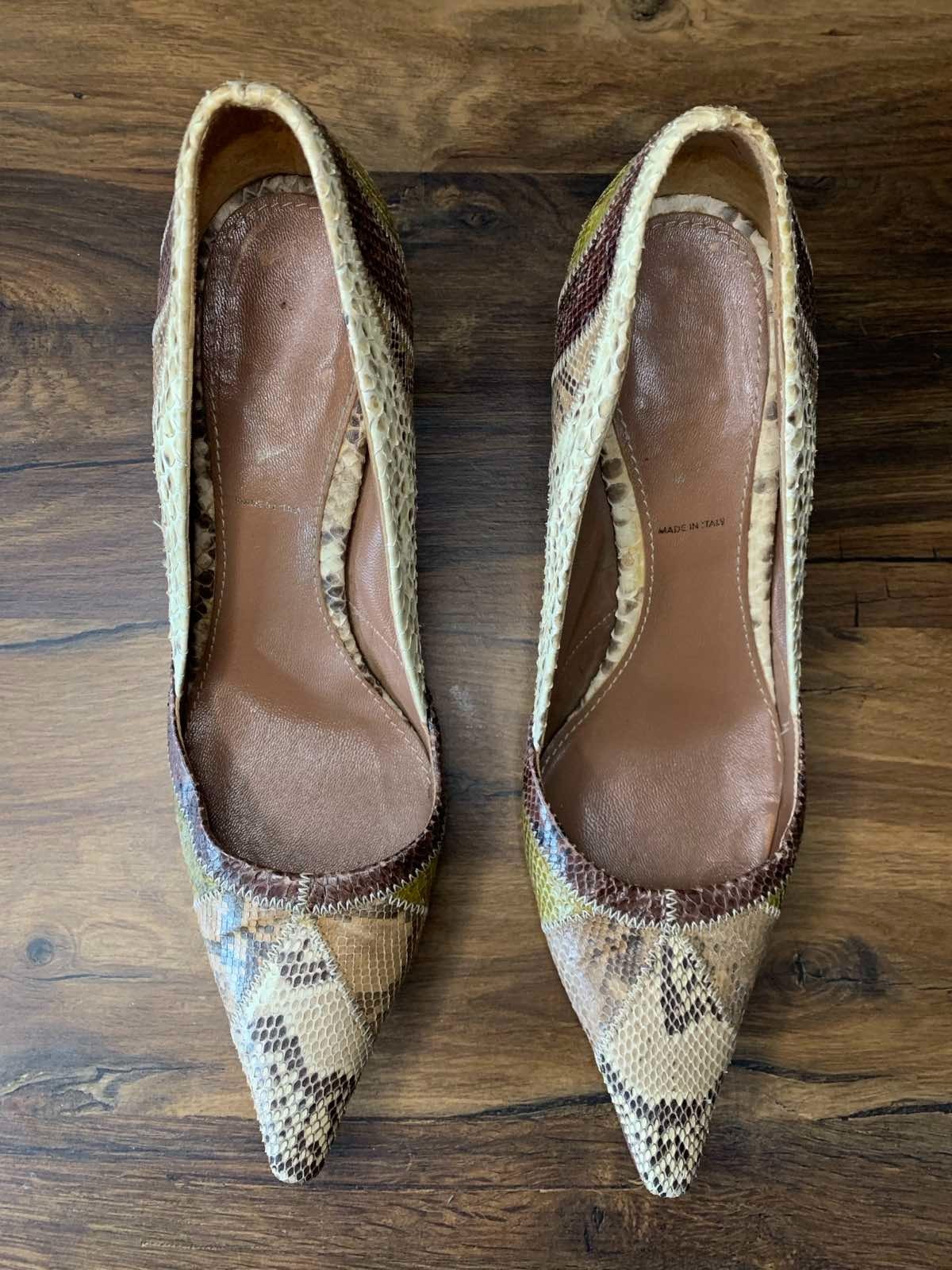 Prada Patchwork Python shoes women Vintage,36. thumbnail 2