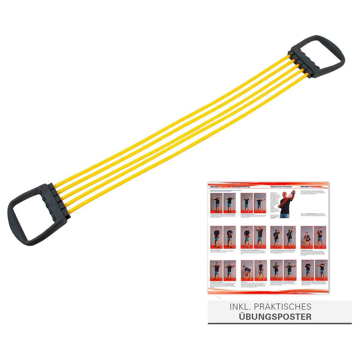 2er Set Zugseil Muskeltraining – Figure 8 Widerstandsbänder Aus Silikon, 47 Cm – Für Schulter, Rücken Und Arme