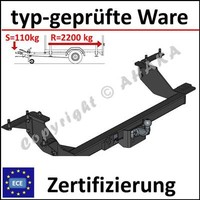 Ahk Bus Kasten FüR Peugeot Boxer 94-02 / 02-06 AnhäNgerkupplung 230P 230L 244
