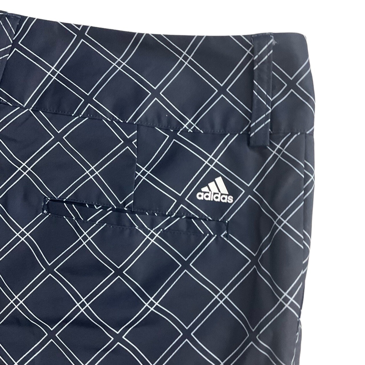 Adidas Navy White Grid Pattern 2Button Closure At… - image 6