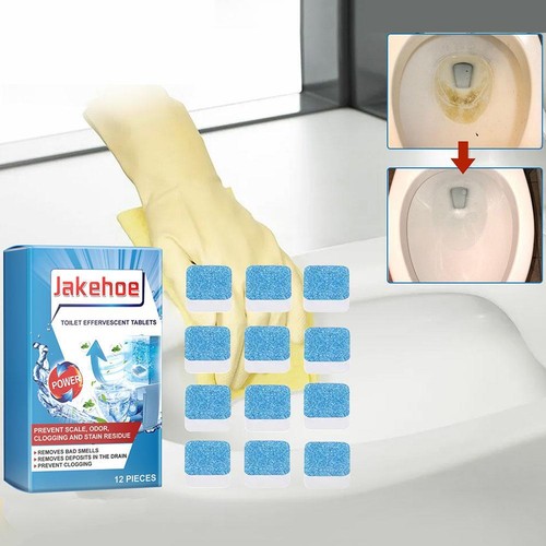 12Pcs Toilet Bowl Cleaner Tablets Effervescent Cleaner Tablets Cleani D5P8 - Picture 6 of 16