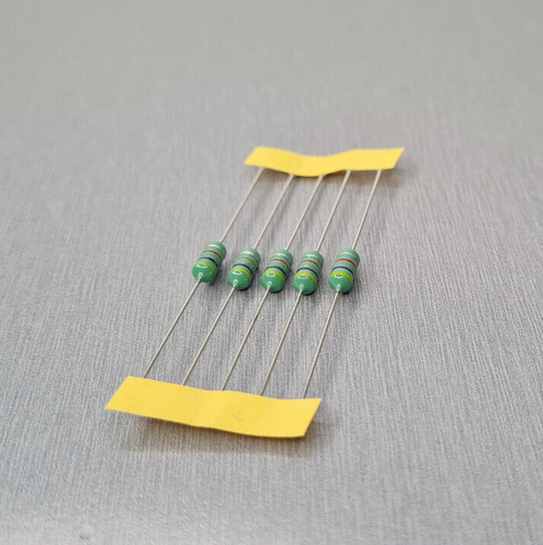 5PCS 4.7MH RF Inductor / Choke Coil Axial 1/2W Inductance 4700UH - Picture 4 of 5