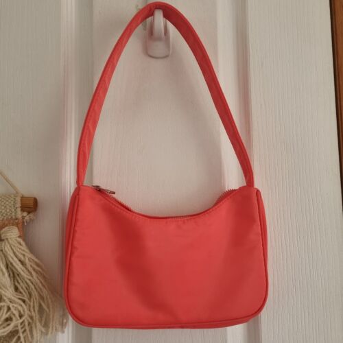 ORANGE COTTON ON SHOULDER BAG HANDBAG 90's y2k - Picture 3 of 3