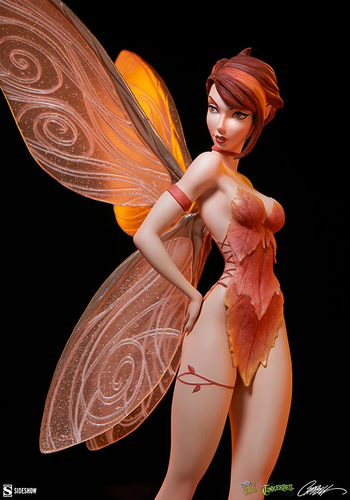 TINKERBELL~FALL VARIANT~STATUE~FAIRYTALE FANTASIES~J SCOTT CAMPBELL~SIDESHOW~MIB - Picture 1 of 14