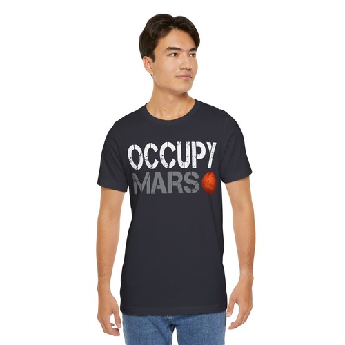 Elon Musk Occupy Mars T-Shirt Dark Maga Elon Musk Tee Shirt Trump - Bild 14 von 29