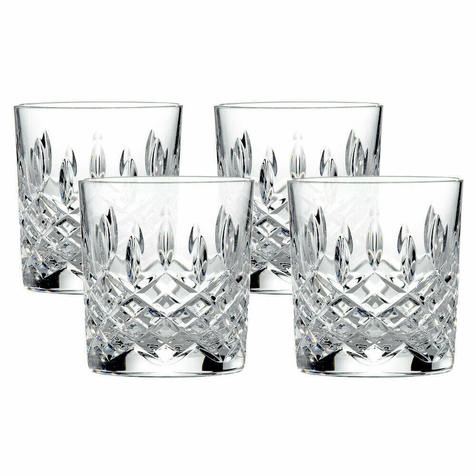 Royal Doulton Highclere Premium Crystal Whiskey Tumbler 300ml | Set Of 4 Glasses