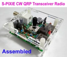 Assembled S-PIXIE CW QRP Ham Amateur Shortwave Radio Transceiver 7.023/7.030 Mhz