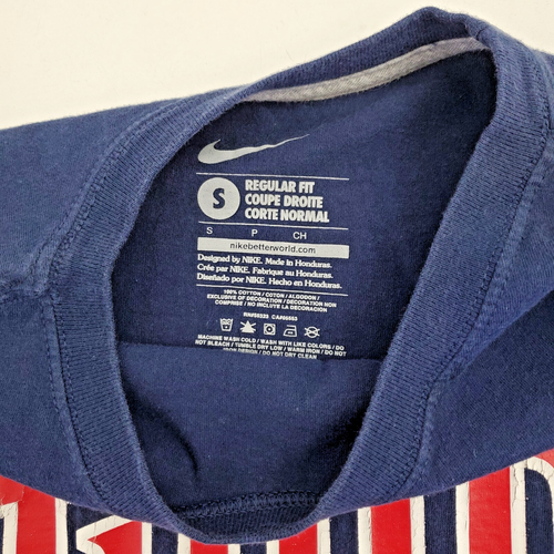 Toppa maglietta blu taglia small S gemelli baseball squadra Nike merce originale 2012 - Foto 5 di 8