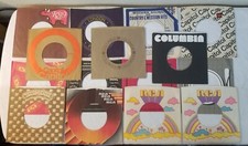 Lot of 15 Original Vintage 45 Record Sleeves ONLY - No Records RCA, Columbia,etc