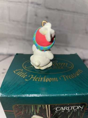 Carlton Heirloom Little Treasures Furry Friend adorno de vacaciones de Navidad 18 - Imagen 4 de 5