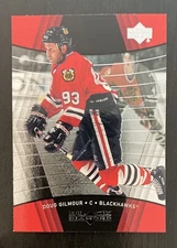 1999-00 Black Diamond Chicago Blackhawks Hockey Card #23 Doug Gilmour