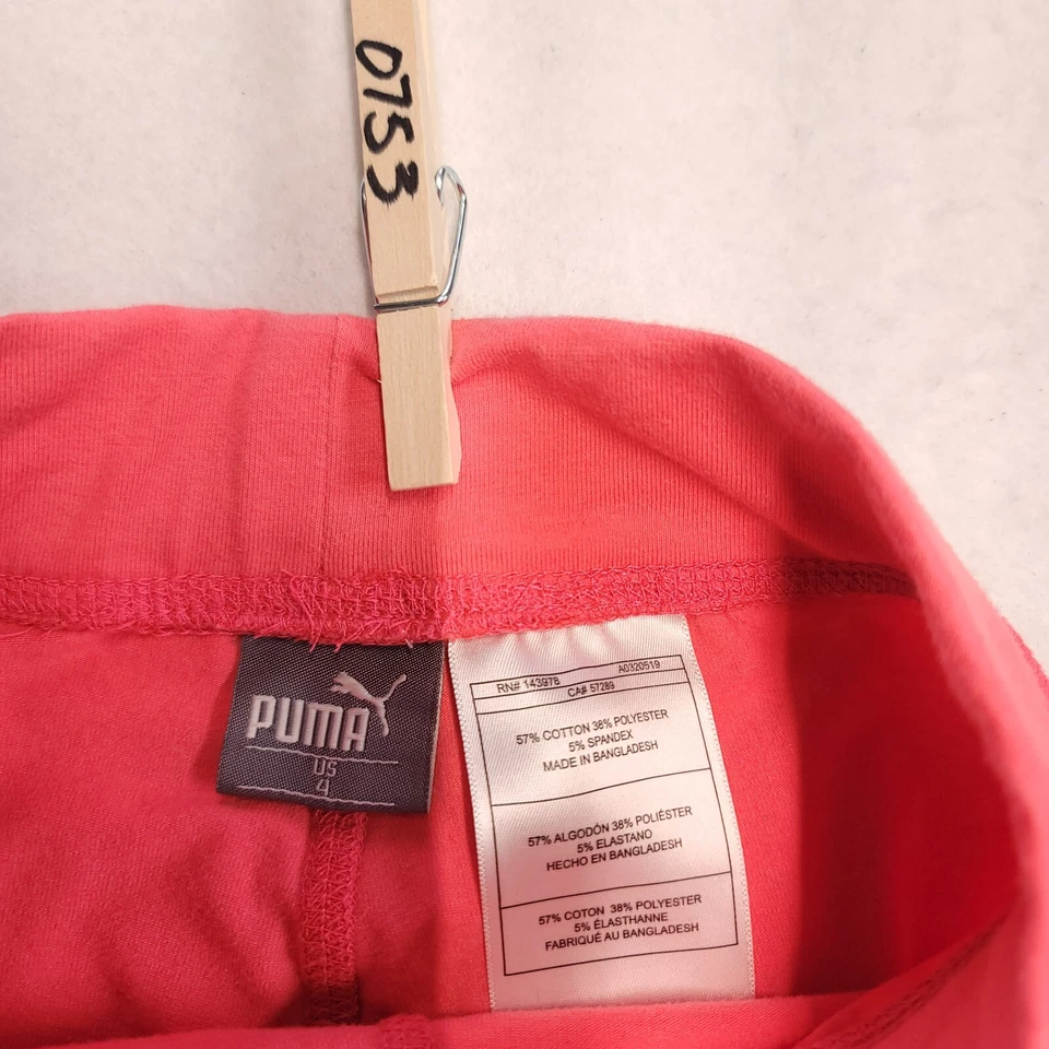 Pantalones deportivos para correr Puma talla 4 rosa negro Foto 3 de 4