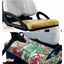 Pineapple Pattern 52"x32" Washable Suede Golf Cart Seats Covers Universal Towel