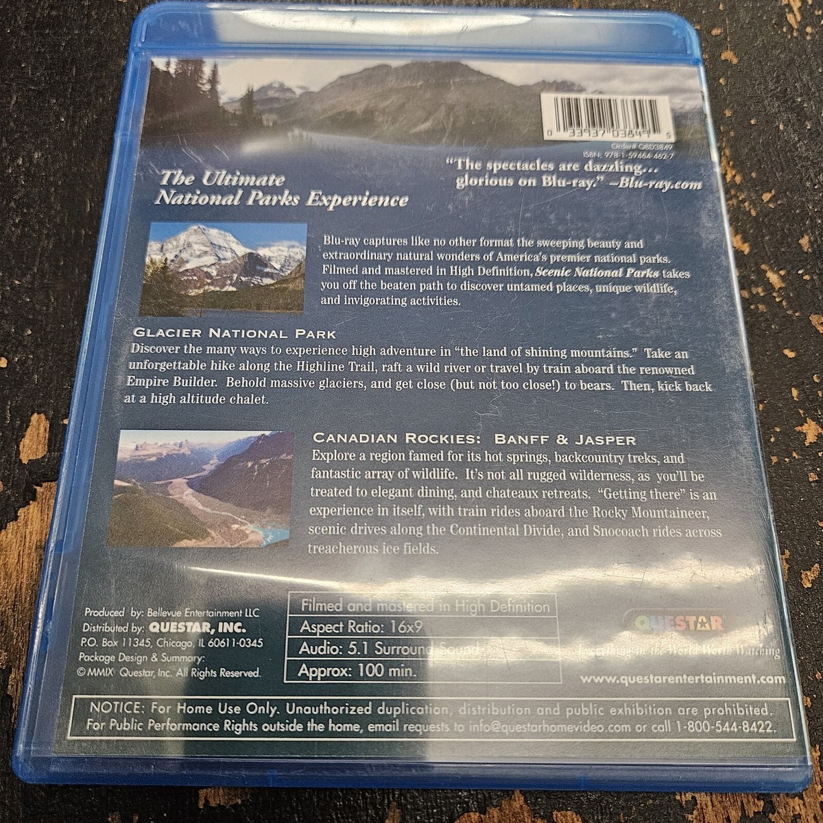 その他 Scenic National Parks: Glacier Banaff &amp; Jasper [Blu-ray] Scenic National Parks: Glacier, Banaff Jasper (Blu-ray Disc