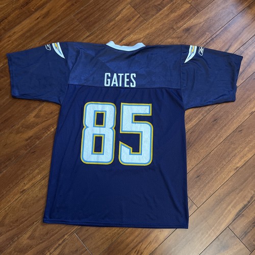 Antonio Gates Los Angeles Chargers #85 Jersey Reebok NFL Players Mens Medium EUC - Picture 7 of 11