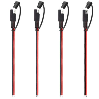 t4 PCS 12V SAE to SAE Quick Disconnect Extension Cable with DC Connection Cord