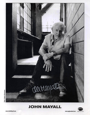 John Mayall - Foto 25,5 x 20,3 cm mit original signature  von 2009
