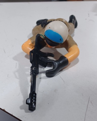 Vintage Chips TV Toy 7'' Crawling Poncho with Electronic Rifle