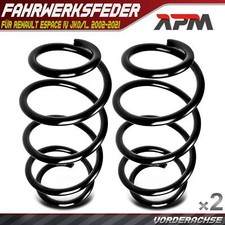 2x Federn Fahrwerksfeder Vorderachse L&R für Renault Espace IV JK0/1_ 2002-2021