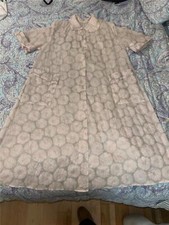 Vintage Handmade 1960's Sheer House Dressing Gown Coat Size Large