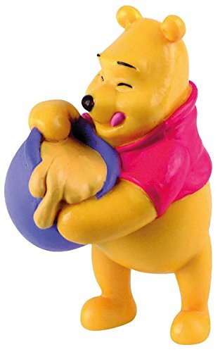 Bullyland 12340 - Spielfigur, Walt Disney Winnie Puuh Mit Honigtopf, Ca. 6,5 Cm-image