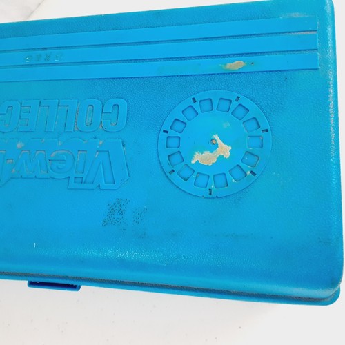 View Master Collectors Case Blue Hard Plastic Storage Case Vintage *READ* - Picture 10 of 13