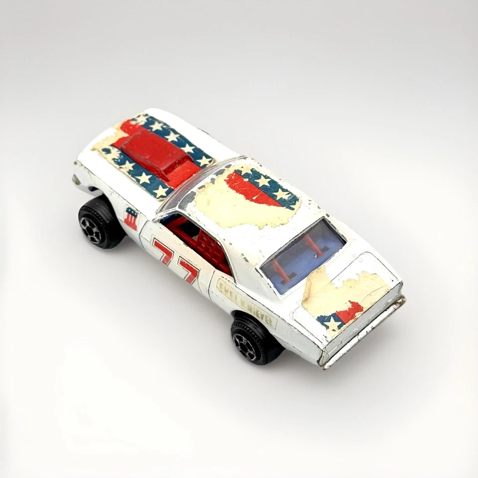 De colección Evil Knievel Difícil de Encontrar Ideal Die Cast 1976 Canyon Sky Car GM Camaro Firebird Foto 2 de 4