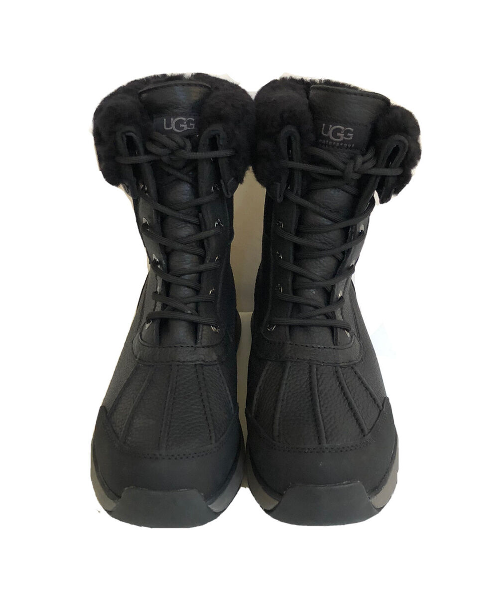 UGG ADIRONDACK III SHORT BLACK/BLACK WATERPROOF Boot US 8.5 UGG ADIRONDACK III SHORT BLACK/BLACK WATERPROOF Boot US 8.5