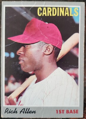 1970 Richie Allen Topps Card #40 MLB St. Louis Cardinals