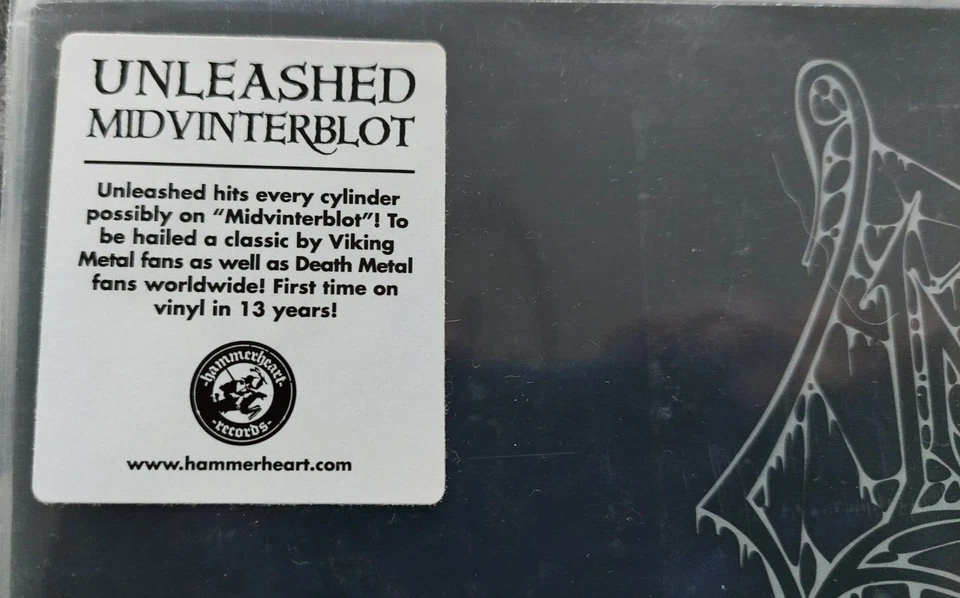 UNLEASHED (Sweden) ‎– Midvinterblot LP Death Metal LTD EDITION BLUE VINYL 1/200. Foto 4 de 4