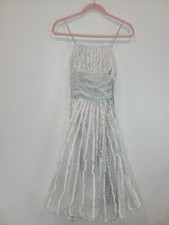 Vintage Early 1950s Prom Party Dress, wounded bird, Re-Go Mr. Sidney, mod retro