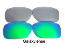 Galaxy Replacement Lenses For Oakley Straightlink Sunglasses Green Titanium