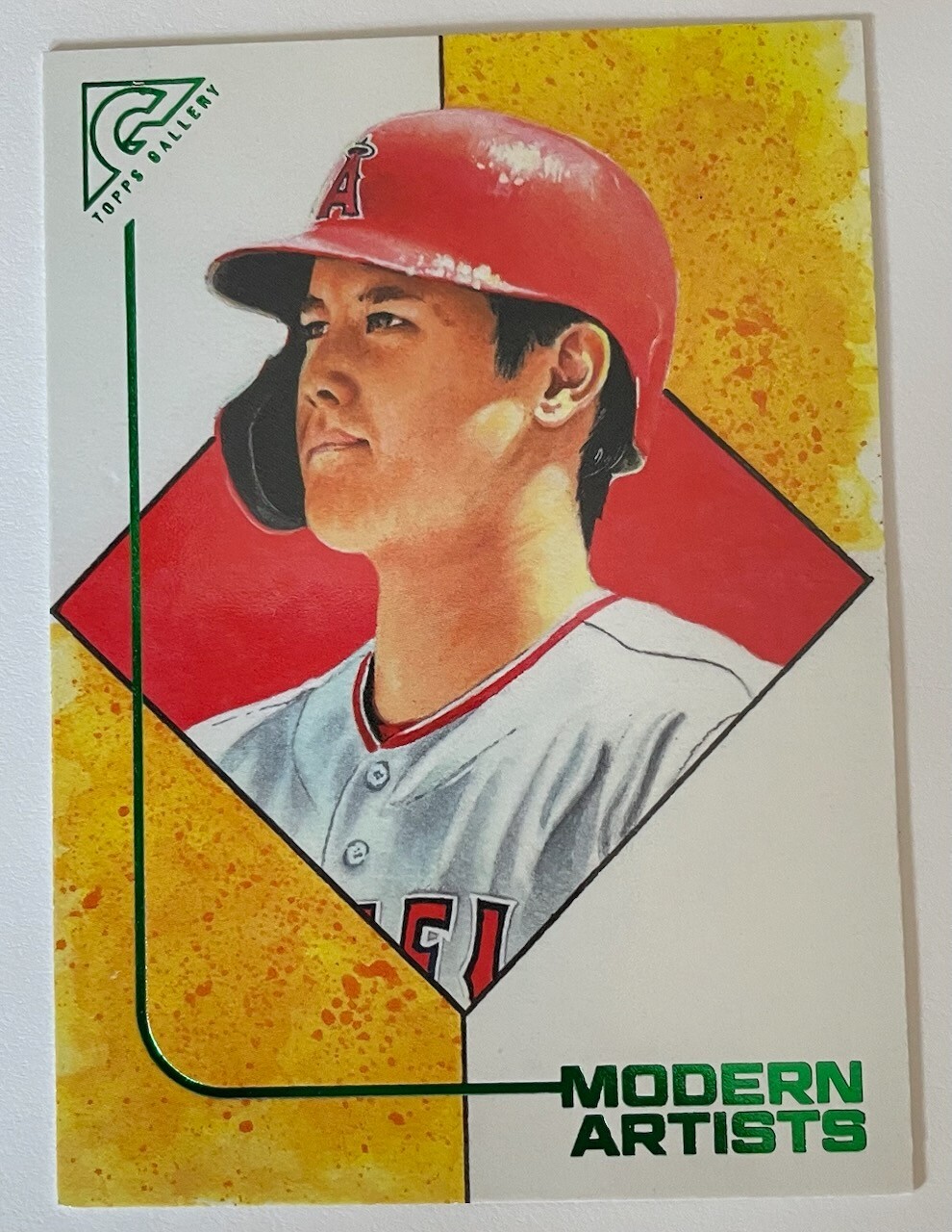 2021 Topps Gallery - Modern Artists Shohei Ohtani #MA-18 Green /250